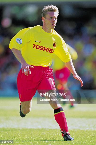 Allan Nielson of Watford in action during the Nationwide Division One match between Watford and Walsall played at Vicarage Road in Watford, England....