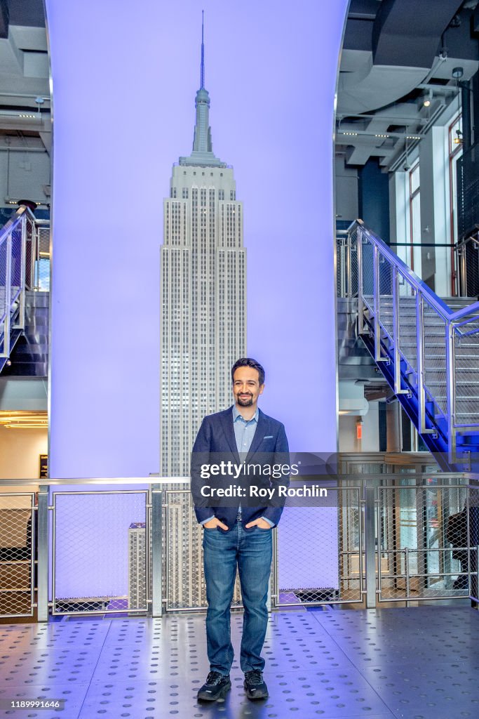Lin-Manuel Miranda Visits The Empire State Building
