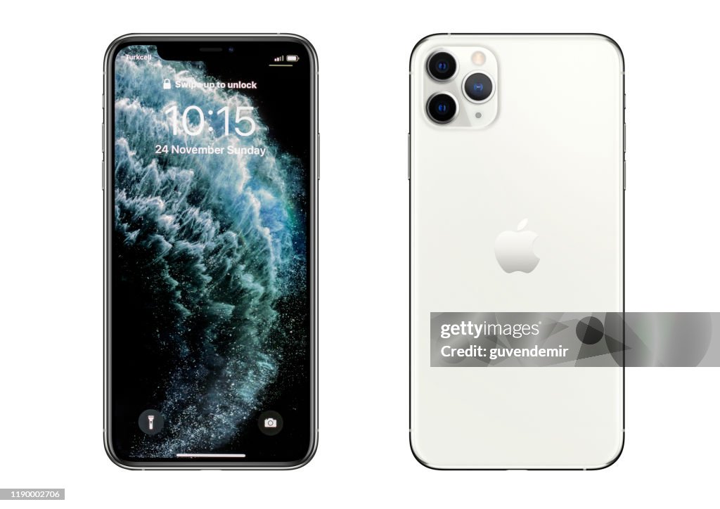 IPhone 11 Pro Max silver smartphone