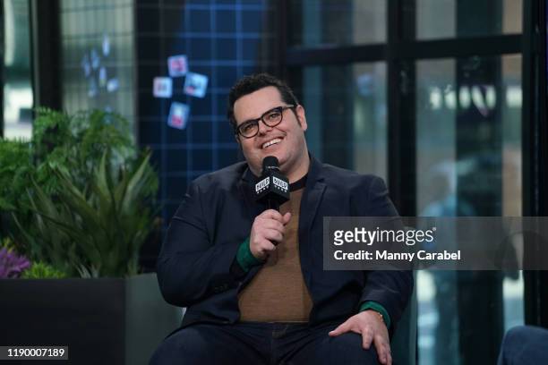 Josh Gad attends Build Series to discuss the movie "Frozen 2" at Build Studio on November 25, 2019 in New York City.