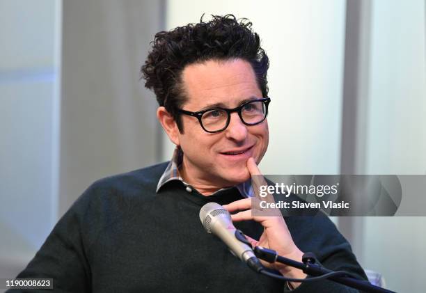 Filmmaker J.J. Abrams visits Entertainment Weekly at SiriusXM Studios to discuss “Star Wars: The Rise of Skywalker” on November 25, 2019 in New York...