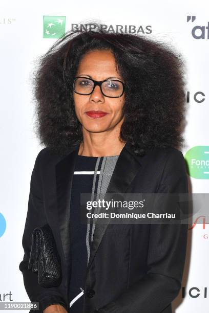 Audrey Pulvar attends the "Prix De La Femme D'Influence De L'Annee" at Palais Brongniart on November 25, 2019 in Paris, France.