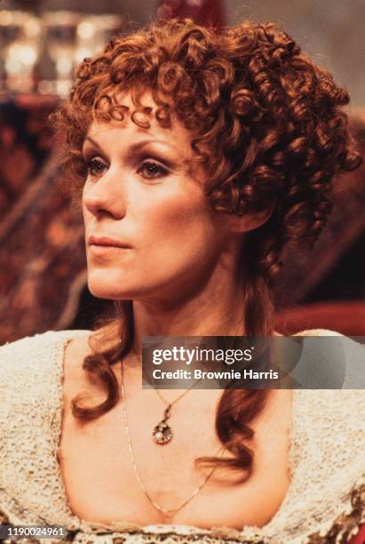 View of American actress Tammy Grimes in a scene from the television production of 'Tartuffe' , New York, New York, 1978.