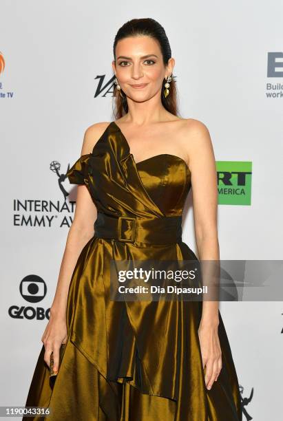 Marina Gera attends the 2019 International Emmy Awards Gala on November 25, 2019 in New York City.