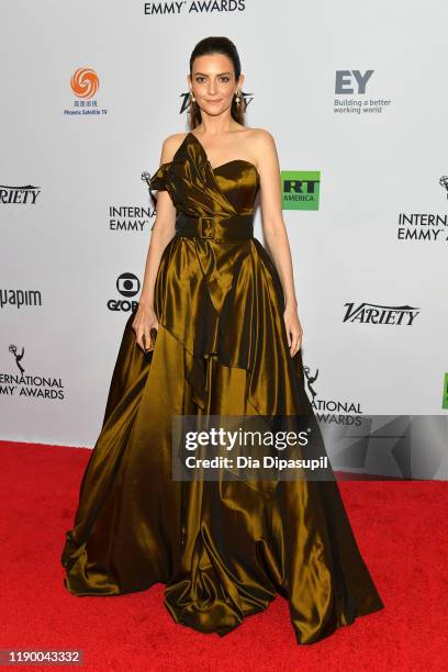 Marina Gera attends the 2019 International Emmy Awards Gala on November 25, 2019 in New York City.