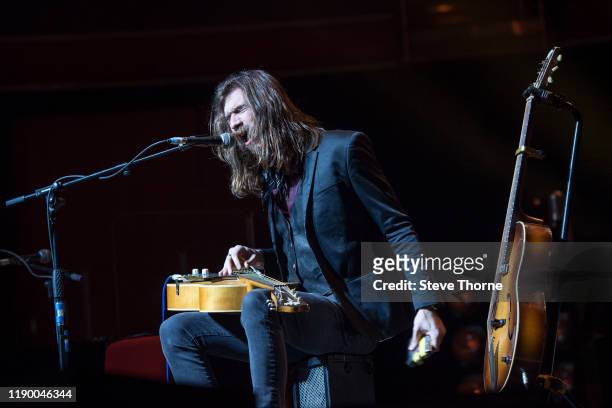 Jack Broadbent performs on stage at Symphony Hall on November 25, 2019 in Birmingham, England.