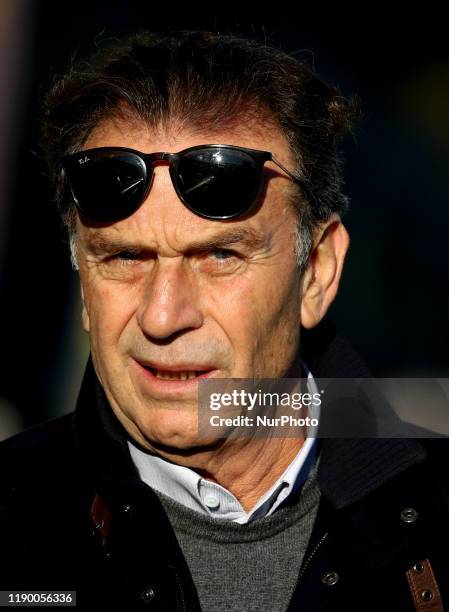 Brescia owner Massimo Cellino during the football Serie A match Parma v Brescia at the Tardini Stadium in Parma, Italy on December 22, 2019