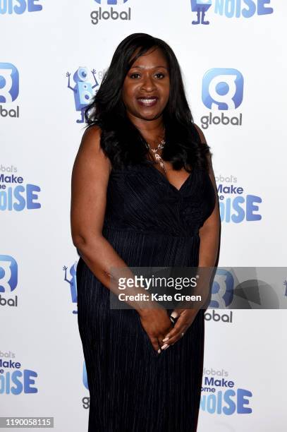 Angie Greaves attends Global's Make Some Noise Night 2019 at Finsbury Square Marquee on November 25, 2019 in London, England.