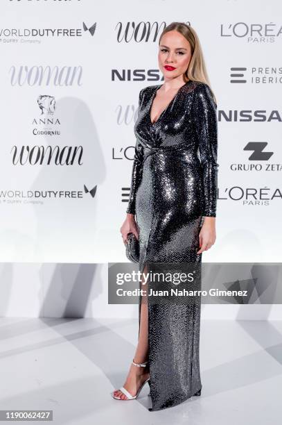 Esmeralda Moya attends 'Woman Madame Figaro' awards 2019 photocall at Casino of Madrid on November 25, 2019 in Madrid, Spain.