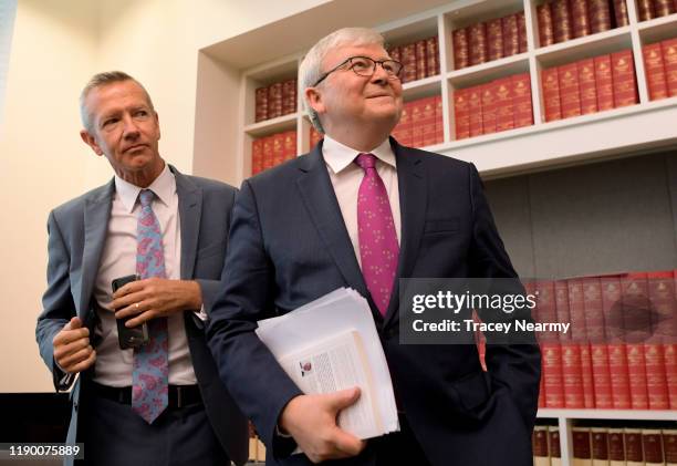 Kevin Rudd Flag Peter Hartcher Photos and Premium High Res Pictures - Getty Images
