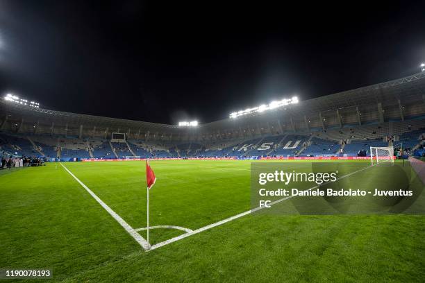 General view of the stadium before the Italian Supercup match between Juventus and SS Lazio at King Saud University Stadium on December 22, 2019 in...