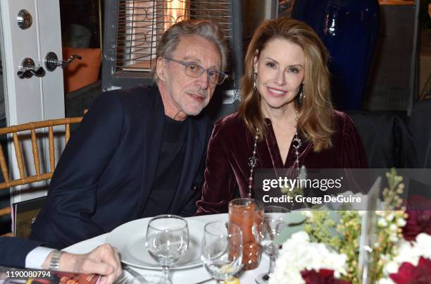 Frankie Valli and Jackie Jacobs attend the Friars Club honors Larry King for his 86th birthday at The Crescent Hotel on November 25, 2019 in Beverly...