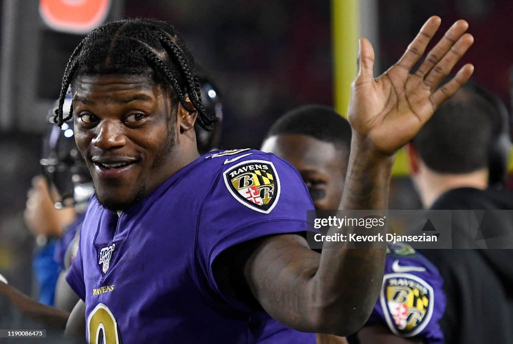 Baltimore Ravens v Los Angeles Rams