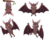Helloween cartoon bat collection set