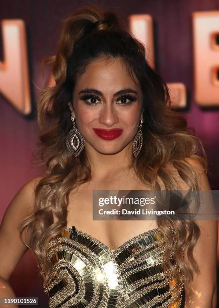 Ally Brooke poses at "Dancing with the Stars" Season 28 Finale at CBS Television City on November 25, 2019 in Los Angeles, California.