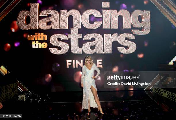 Lauren Alaina poses at "Dancing with the Stars" Season 28 Finale at CBS Television City on November 25, 2019 in Los Angeles, California.