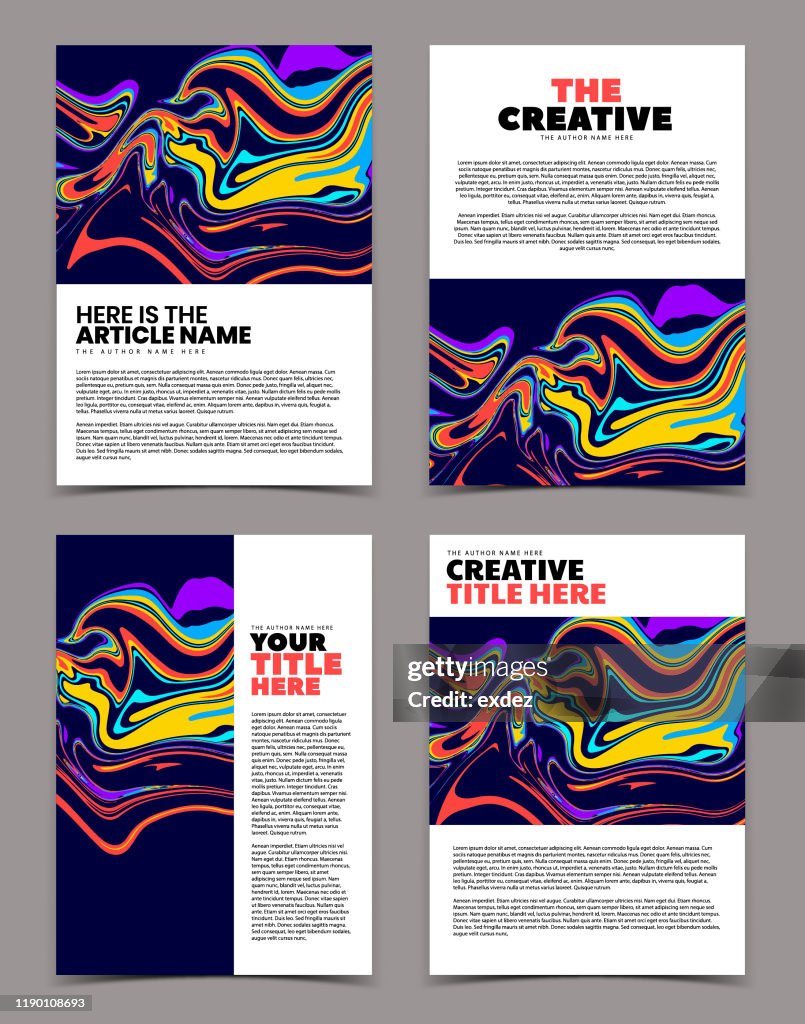 Modern Cover Example Modern Cover Design High-Res Vector Graphic - Getty Images