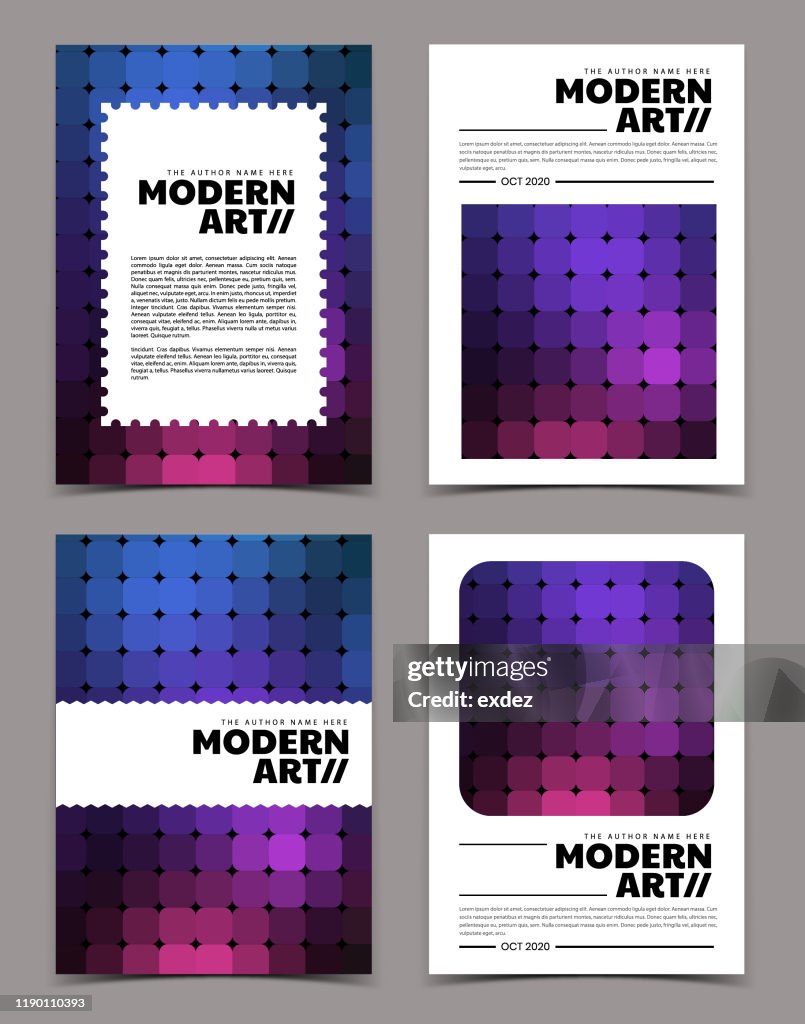 Modern Cover Example Modern Cover Design High-Res Vector Graphic - Getty Images