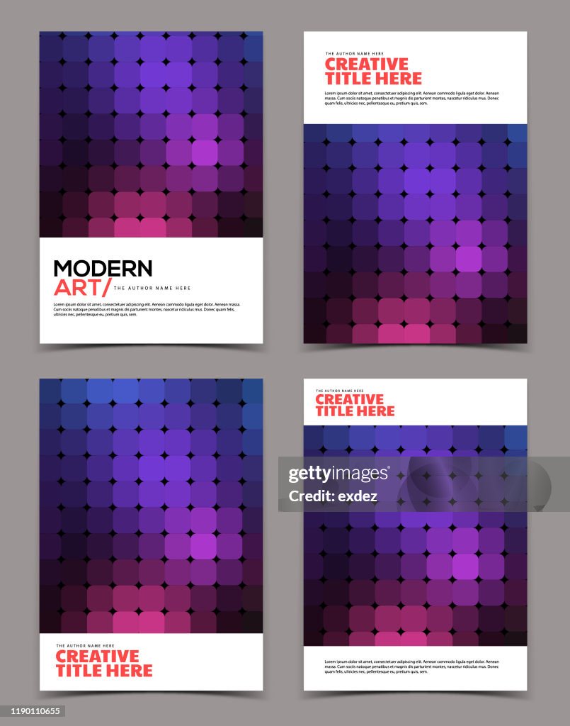 Modern Cover Example Modern Cover Design High-Res Vector Graphic - Getty Images