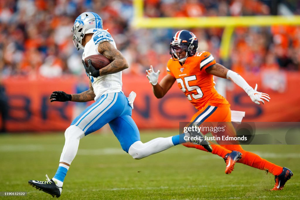 Detroit Lions v Denver Broncos