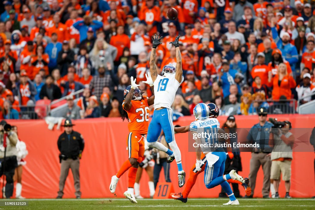 Detroit Lions v Denver Broncos