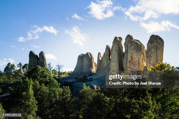 copper canyon rock formations - chihuahua mexico stock pictures, royalty-free photos & images