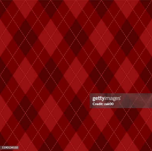ilustraciones, imágenes clip art, dibujos animados e iconos de stock de patrón vectorial sin costuras argyle christmas - a cuadros