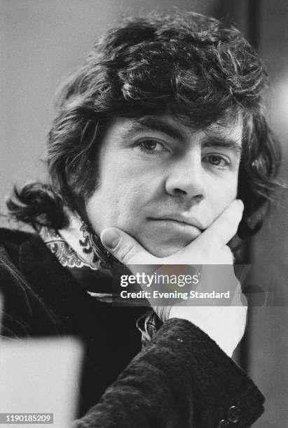 English actor Alan Bates posed, 1st January 1971.