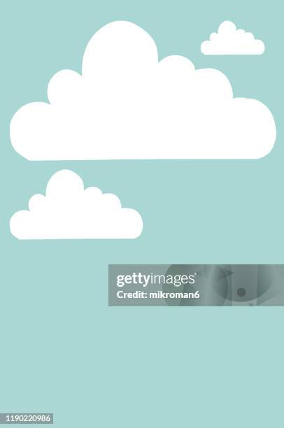 cloud and ladder - achieving dreams concept - 天国　階段 ストックフォトと画像