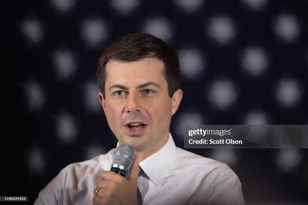 Democratic Presidential Candidate Pete Buttigieg Campaigns Across Iowa