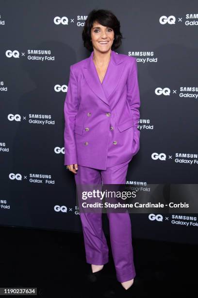 Humorist of the Year Florence Foresti attends the GQ Women & Men Of The Year Awards Photocall At Hotel De Crillon on November 26, 2019 in Paris,...