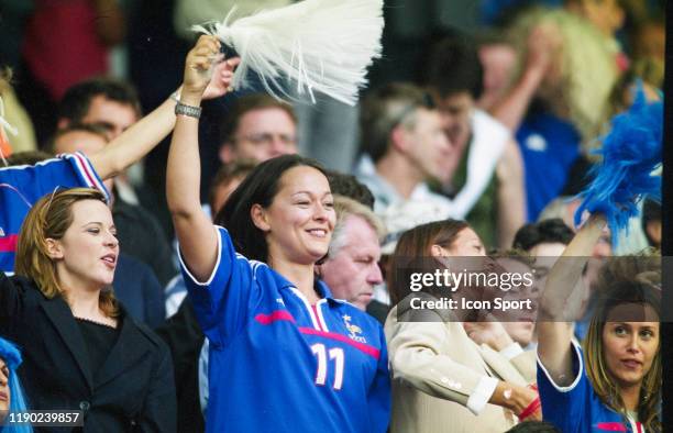 Nathalie PIRES, wife of Robert PIRES during the European Championship Final match between France and Italy at Feyenoord Stadium, Rotterdam,...