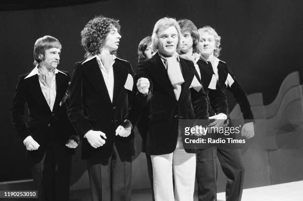Comedian Freddie Starr performing on the BBC television special 'The Freddie Starr Show', January 27th 1976.