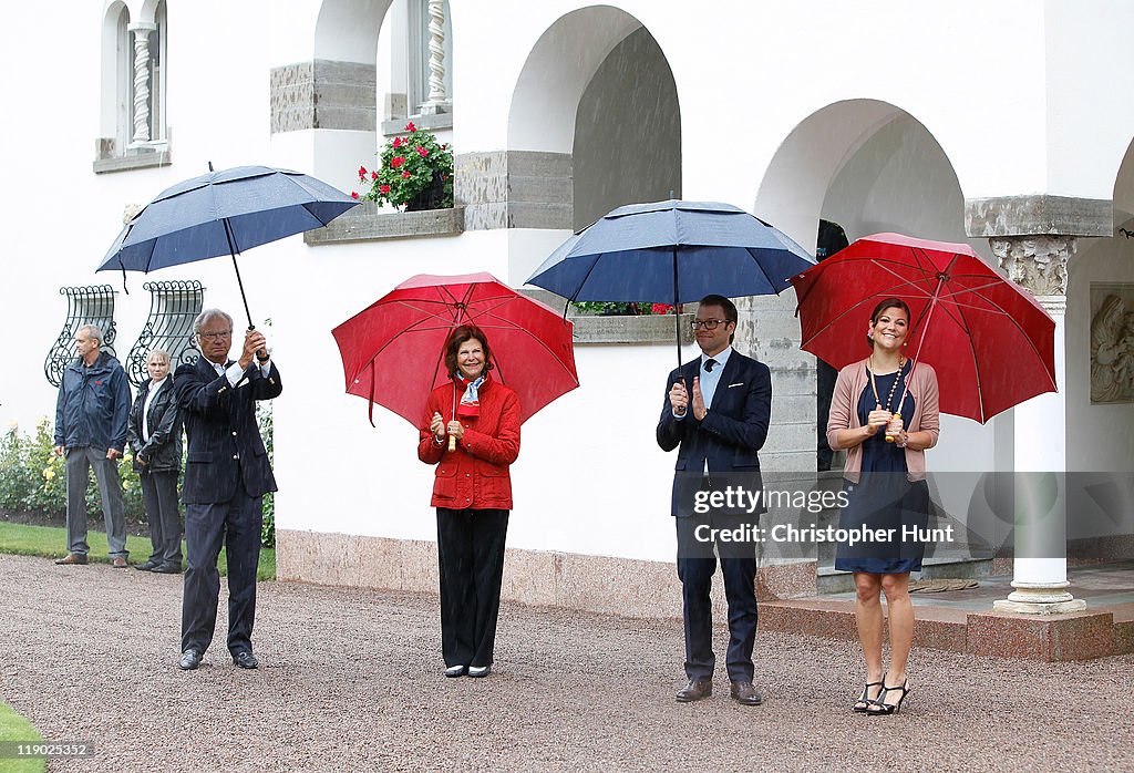 Swedish Royal Family Celebrates Crown Princess Victoria's 34th Birthday