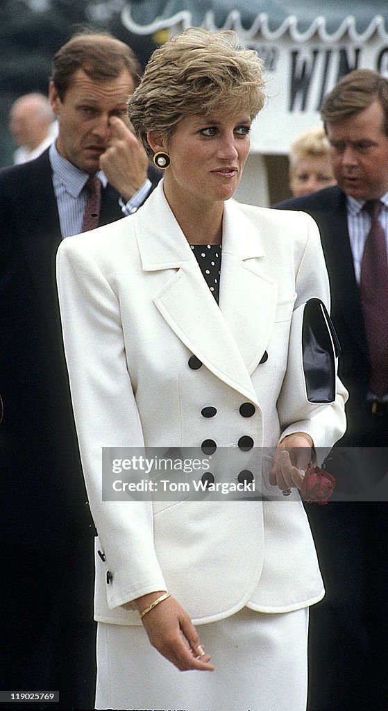 Princess Diana during Princess Diana at Federation Cup Tennis... News ...