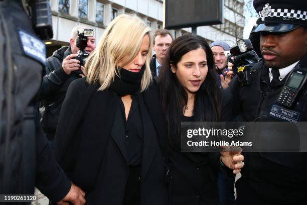 Love Island presenter Caroline Flack is seen at Highbury Corner Magistrates Court on December 23, 2019 in London, England. The Love Island host is...