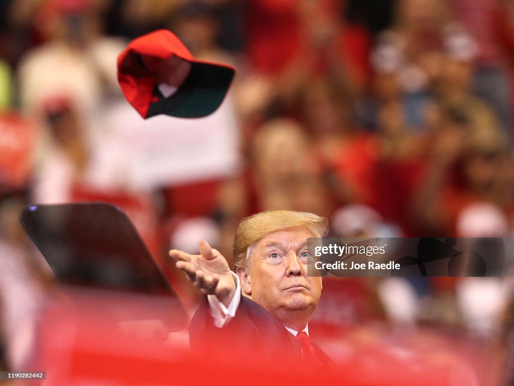 Donald Trump Holds A "Welcome Home" Rally In South Florida