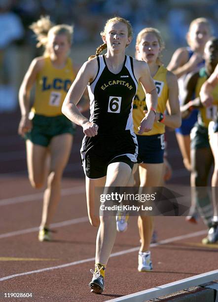 Cassie Atkinson of El Capitan was sixth in the girls 800 meters in 2:12.69 in the CIF State Track & Field Championships at Sacramento City College's...