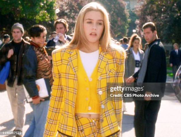 The movie "Clueless", written and directed by Amy Heckerling. Seen here, Alicia Silverstone . Theatrical wide release, Friday, July 21, 1995. Screen...