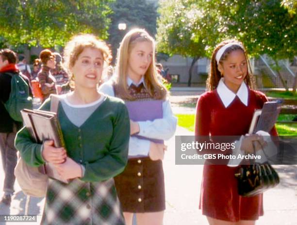 The movie "Clueless", written and directed by Amy Heckerling. Seen here from left, Brittany Murphy , Alicia Silverstone and Stacey Dash . Theatrical...