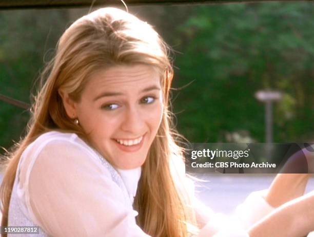 The movie "Clueless", written and directed by Amy Heckerling. Seen here, Alicia Silverstone as Cher , on her way to failing her drivers test....