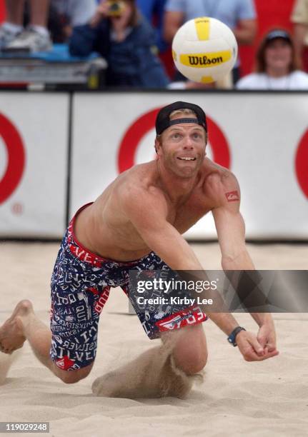 Casey Jennings in the AVP Hermosa Beach Open.