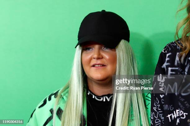 Toni Watson, aka Tones and I, arrives for the 33rd Annual ARIA Awards 2019 at The Star on November 27, 2019 in Sydney, Australia.