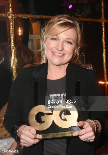 Presenter of The Year award winner Anne Elisabeth Lemoine attends GQ Women and Men Of The Year Awards 2019 - Photocall At Hotel on November 26, 2019...