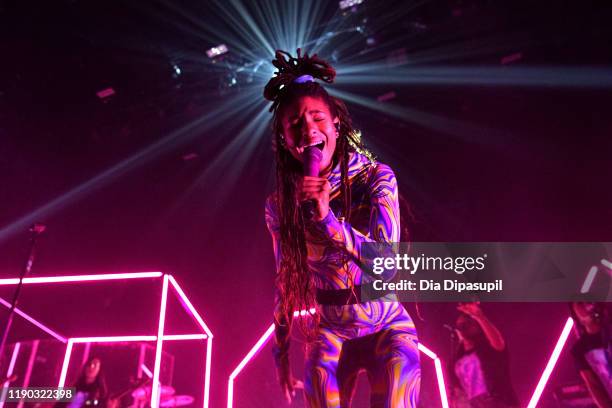 Willow Smith performs onstage during The Willow & Erys Tour at Terminal 5 on November 26, 2019 in New York City.