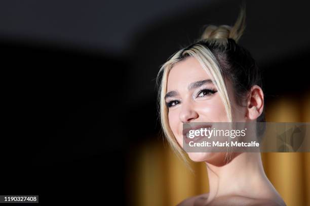 Dua Lipa arrives for the 33rd Annual ARIA Awards 2019 at The Star on November 27, 2019 in Sydney, Australia.