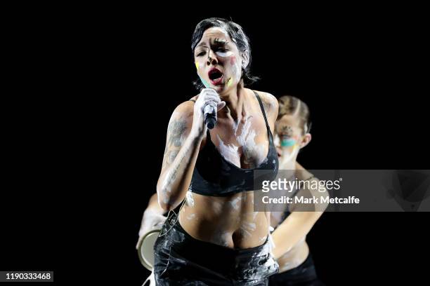 Halsey performs during the 33rd Annual ARIA Awards 2019 at The Star on November 27, 2019 in Sydney, Australia.