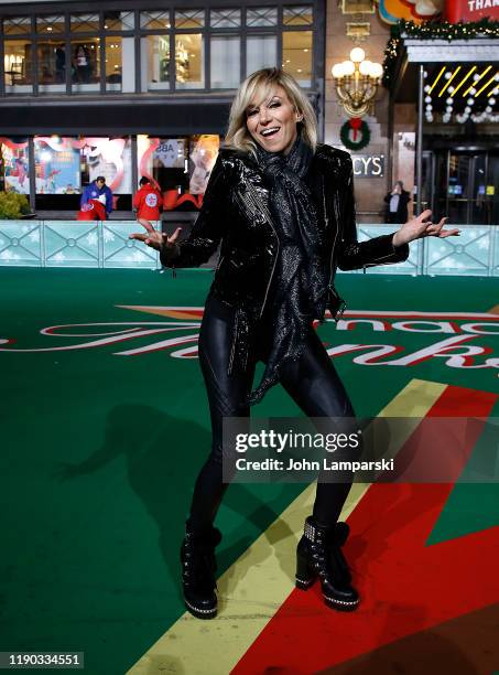 Debbie Gibson performs during the 93rd Annual Macy's Thanksgiving Day Parade rehearsals at Macy's Herald Square on November 26, 2019 in New York City.