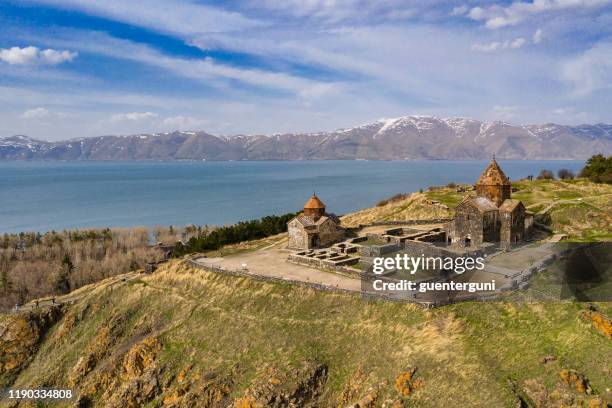 sevanavank (or sevan monastery) in armenia - monastery stock pictures, royalty-free photos & images