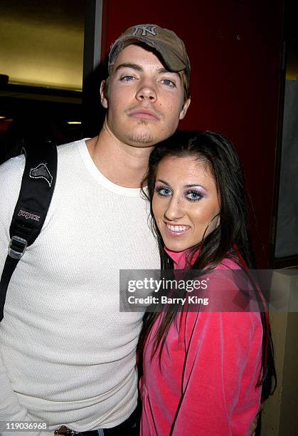 Josh Henderson and Jillian during Hollywood Knights Charity Basketball Game-Glendale at Glendale High School in Glendale, CA., United States.
